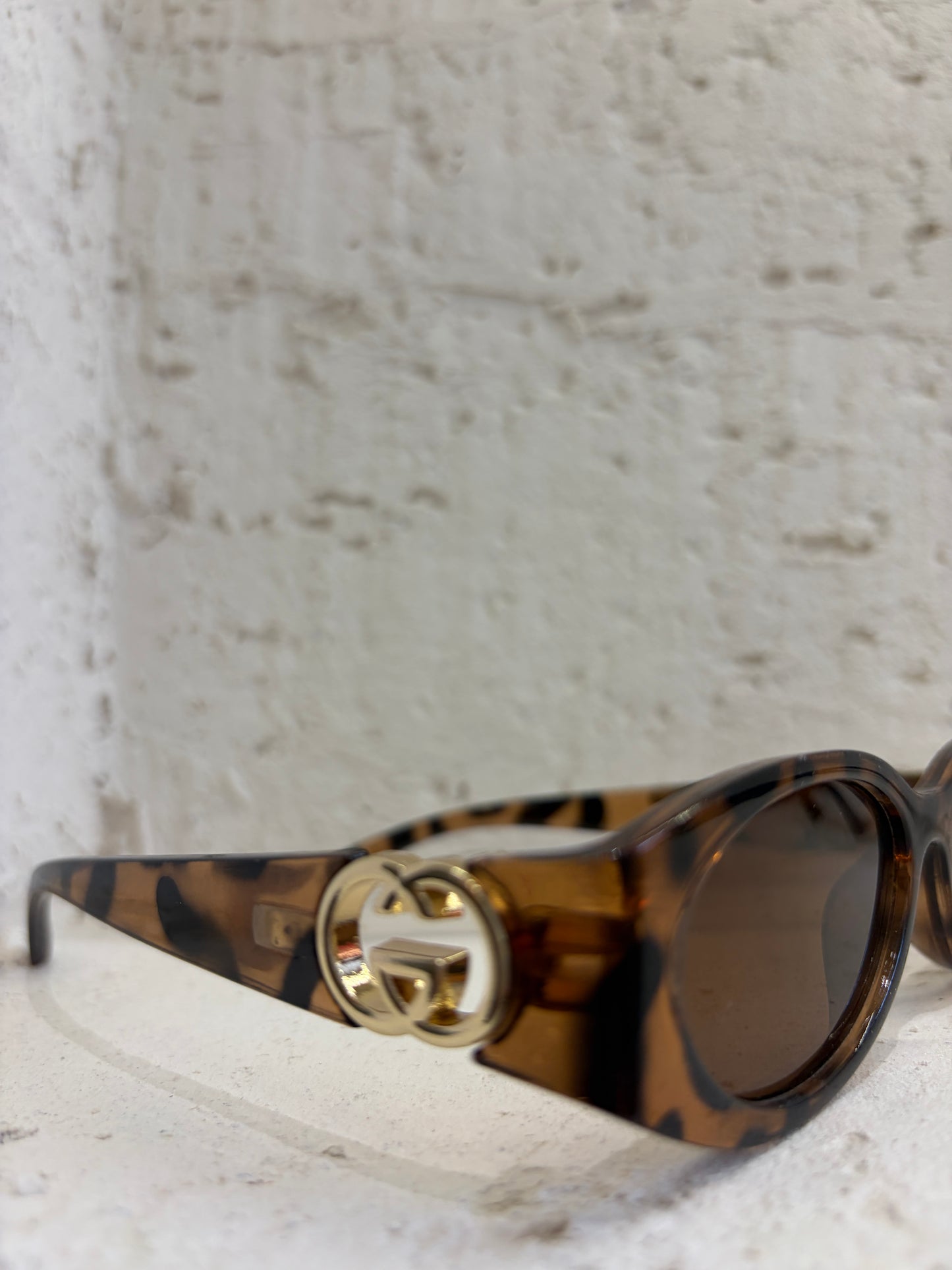 UV 400 Leopar Cat Eye Güneş Gözlüğü