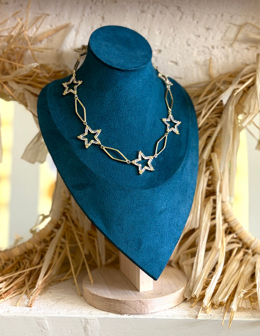 Yıldız Choker Kolye