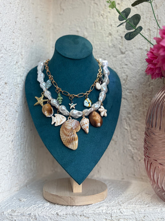 Ocean Charm İnci Kolye