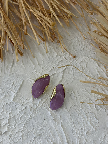 Kadın Oval Gold Küpe