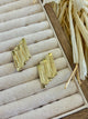Asimetrik Gold Küpe