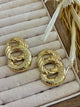 Modern Retro Gold Küpe