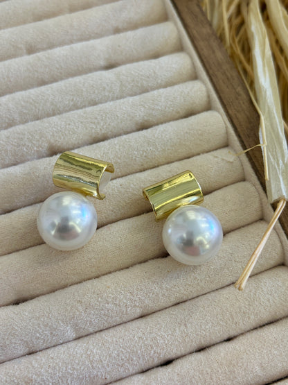 İnci Gold Küpe