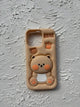 İphone 14-15 Promax Pop Bear Socketli Stand Kılıf