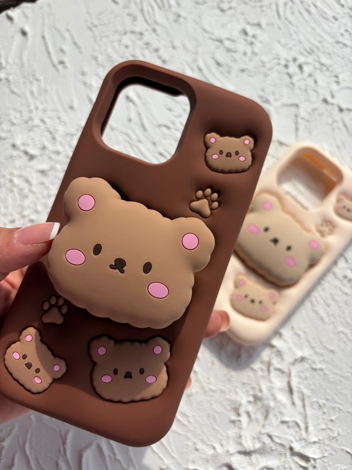 İphone 12,13 Promax 14,15 Plus  Pop Socketli Stand Kılıf
